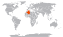 Страна Алжир на карте мира