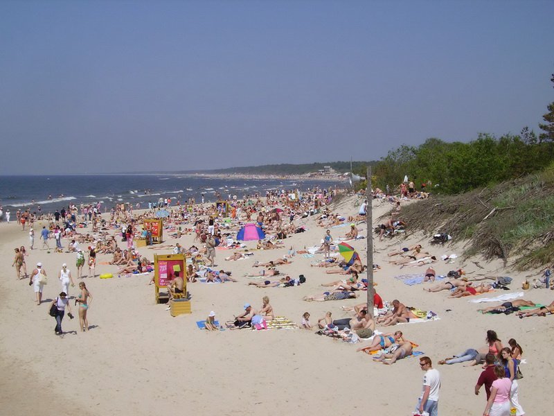 Пляж на Куршской косе. Литва