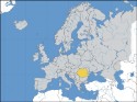 Румыния на карте Европы
