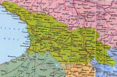 Карта Грузии
