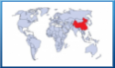 Китай на карте