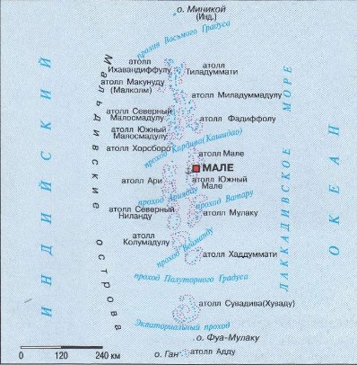 Мальдивы карта