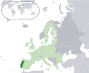 Португалия на карте