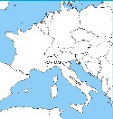 Сан Марино на карте Италии